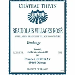 Chateau Thivin Beaujolais Villages Rose 2022 5 Chateau Thivin Beaujolais Villages Rose 2022 -WINE Sales bg7ez6sbji8bfz4qvdfk