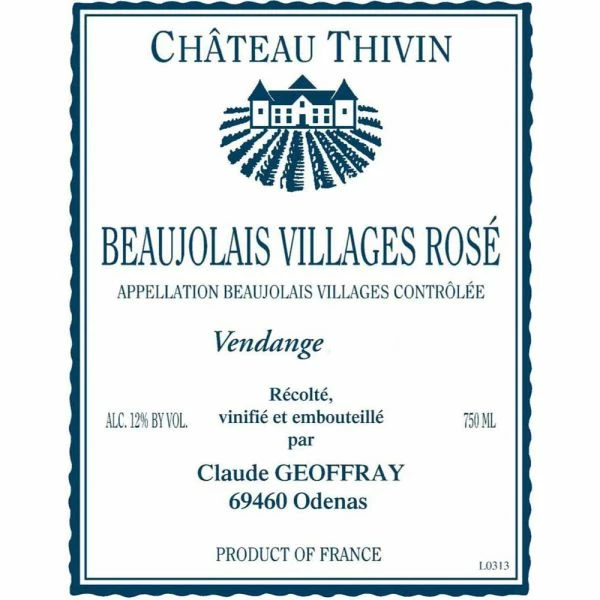 Chateau Thivin Beaujolais Villages Rose 2022 4 Chateau Thivin Beaujolais Villages Rose 2022 - Image 2