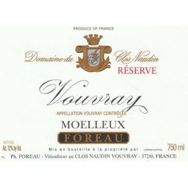 Philippe Foreau Vouvray Moelleux Clos Naudin Reserve 2018 4 Philippe Foreau Vouvray Moelleux Clos Naudin Reserve 2018 - Image 2