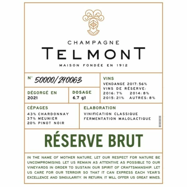 Champagne Telmont Reserve Brut 4 Champagne Telmont Reserve Brut - Image 2