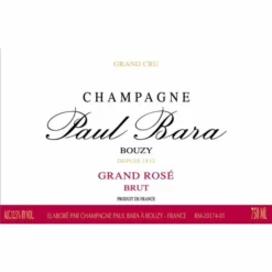 Paul Bara Brut Rose Grand Cru 5 Paul Bara Brut Rose Grand Cru -WINE Sales llblx5s8nun4n7o4jqbl