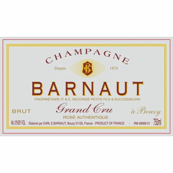 Barnaut Authentique Rose Brut 4 Barnaut Authentique Rose Brut - Image 2